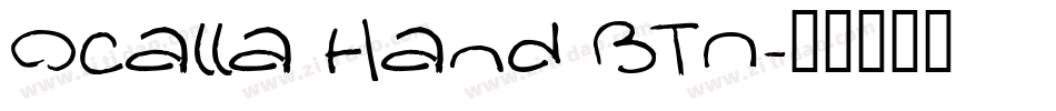 Ocalla Hand BTN字体转换